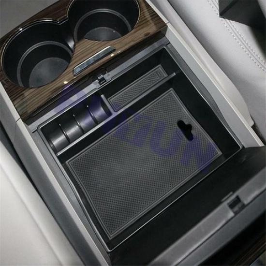 Car Center Console Armrest Organizer Tray Box Trim For Toyota Sienna 2011-
