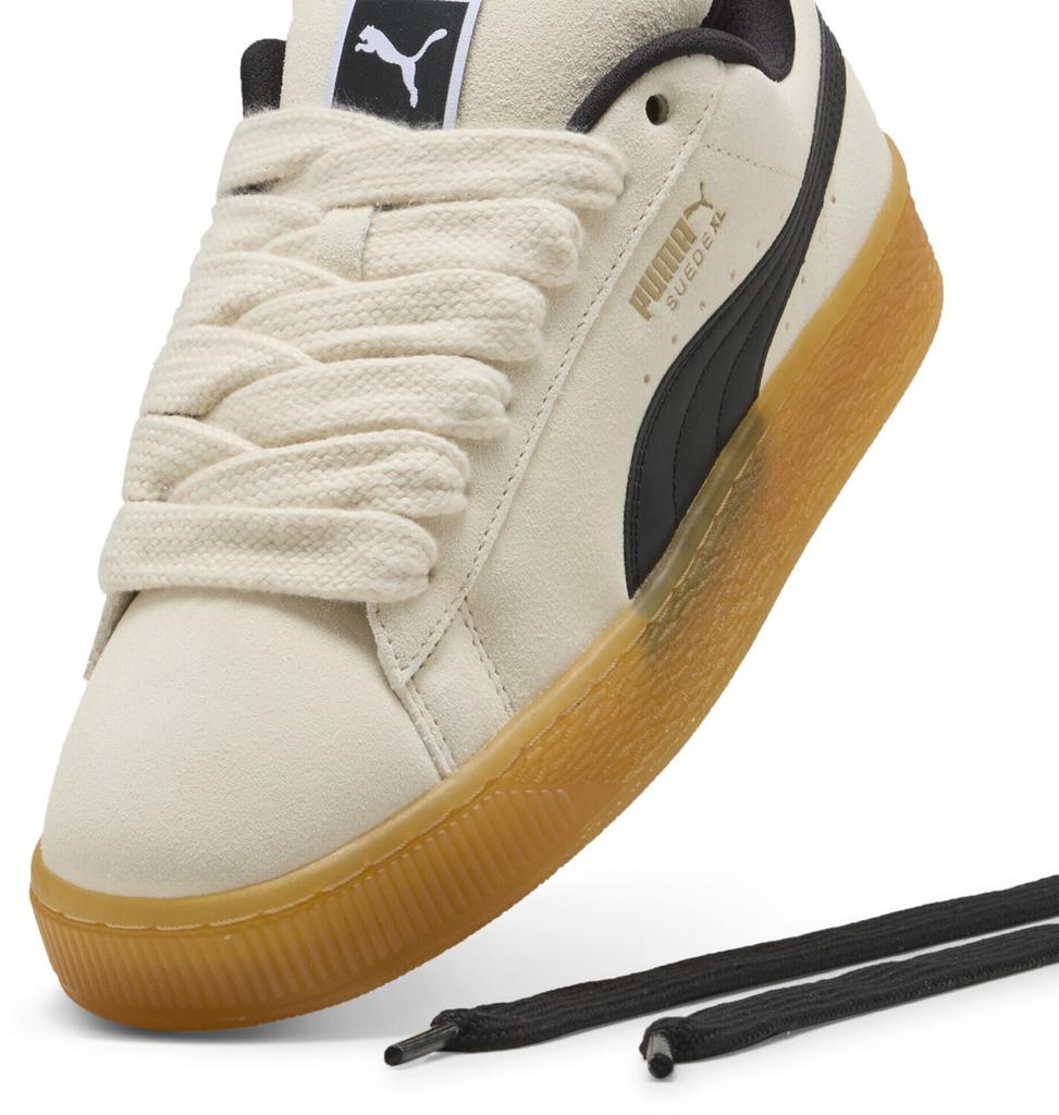 Puma Suede XL Dark Risk Trainers (401348) alpine snow/puma black