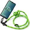 Protective Case - Samsung - Galaxy A15 5G - Shockproof - Robust Green Cord - Soft Silicone