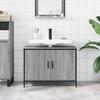 VidaXL Bathroom Sink Cabinet, Vanity Unit with Storage, Toilet Under-Sink Cabinet, Modern, Sonoma Grey 842454