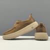 Raw sports board shoes trendy shoes leather niche summer hollow breathable casual shoes