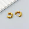 Fashion High Sense, Twisted Thick Twist Women'S Ear Buckle Retro Simple, Matte Medieval Earrings Earrings