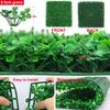 25*25cm Pereți cu Plante Artificiale Frunziș Gard Viu Covor cu Iarbă Panouri cu Verdeață Gard Simulare Peisaj Plastic Gazon Plante Verzi