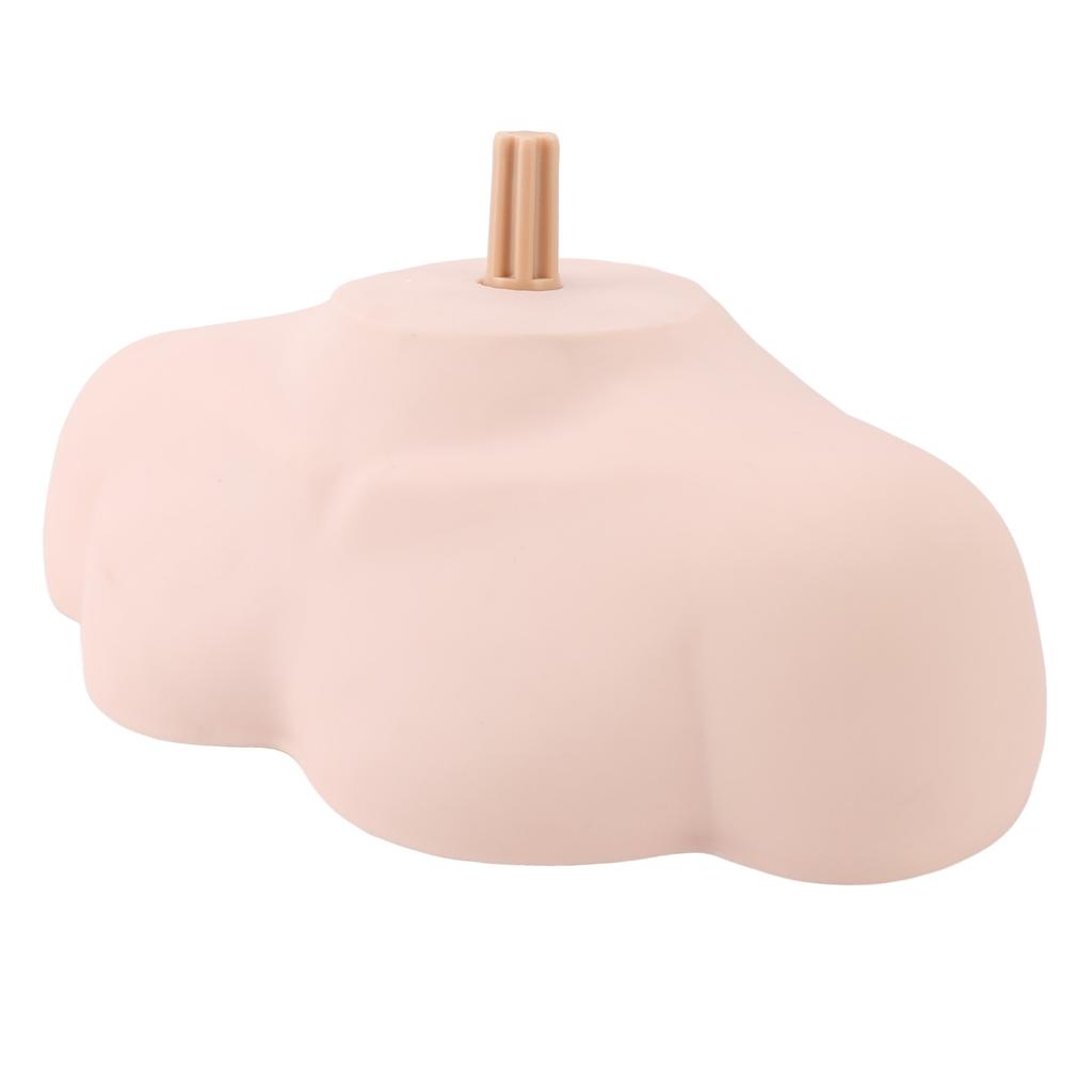 Mannequin Head Shoulder Model Realistic Washable Reusable Stable Structure Head Stand Bust Shoulder
