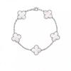 Luxury Four-leaf Clover Bracelet Unisex Versatile and Sophisticated Lucky Clover Bracelet