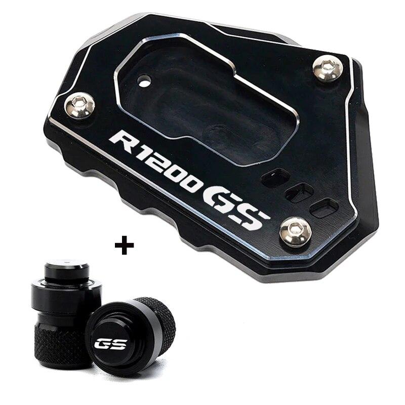 Motorcycle CNC Side Kickstand Stand Extension Plate For BMW R1200GS LC K50 R1200GS Adventure LC K51 R 1200 GS Side Stand Enlarge