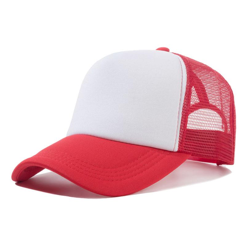 Fashion Men Baseball Cap Blank Mesh Camouflage Solid Color Hip Hop Hat Outdoor Sports Unisex Summer Hat Trucker Caps Unisex