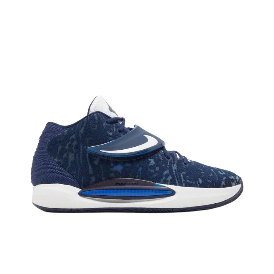 Nike KD 14 TB Midnight Navy Men Sneakers Blue White DM5040-402