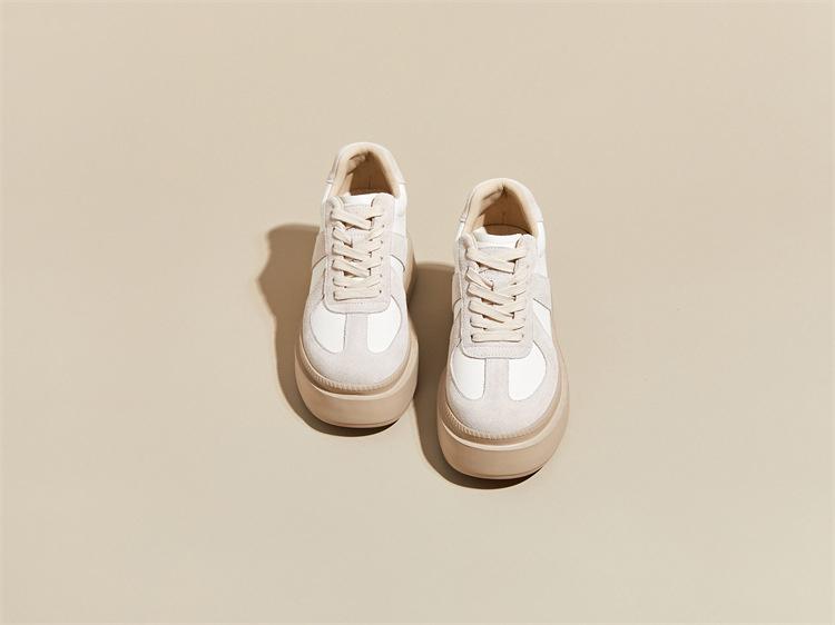 8cm Binnenhoogte Dames Platform Schoenen in Duitse Stijl - Lente Sportsneakers