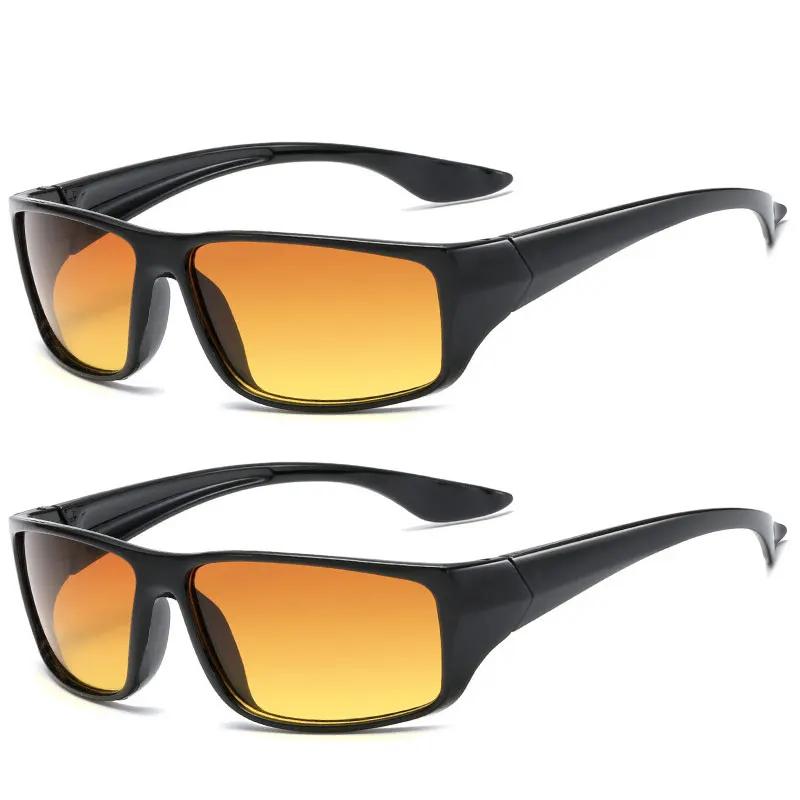 Night Vision Glasses Anti-Glare Fashion Sunglasses Yellow Polarized Lens Driving Goggles For Car Drivers Car Accessries
