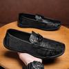 Autumn business British style casual leather shoes driving soft-soled lazy black Doudou tide shoes