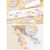 Scrapbooking Decorative Tape Glittering Cutout Cartoon Tape For Scrapbooking Journal Water Bottle Phone Case Wrapping