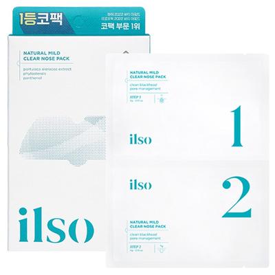 Ilso Natural Mild Clear Nose Pack Biocellulose, 5 Sheets, 1 Piece