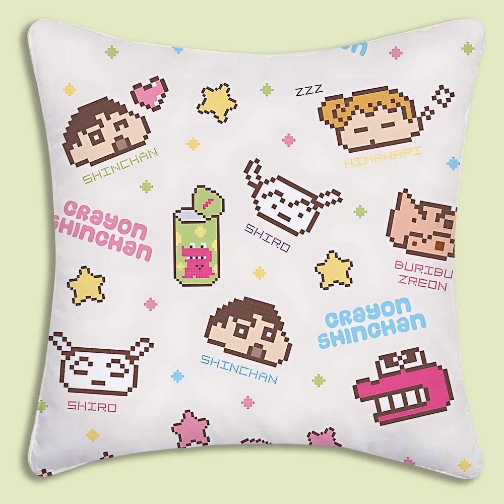 Cartoon Crayon Shin-chan Pillow Covers Cartoon Sofa Decorative Home Double-sided Printing Short Plush Cute Cushion Cover