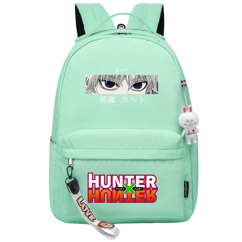 Popular Cartoon, Full-Time Hunter, Printed Schoolbag For Primary And Secondary School Students, Cute Girls' Casual Backpack.