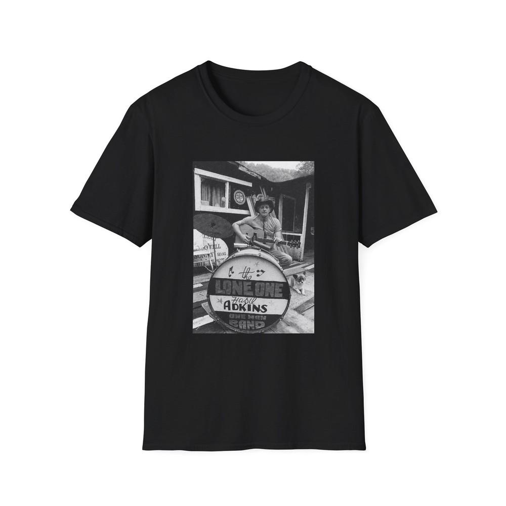 

outsider rockabilly one-man band american hasil adkins photo tshirt M