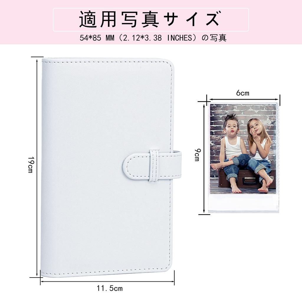Easy Hood Fujifilm Photo Album FUJIFILM Instax Album Polaroid Album 108 Sheets Storage Large Capacity for 3 inch Mini instax mini Instant Camera