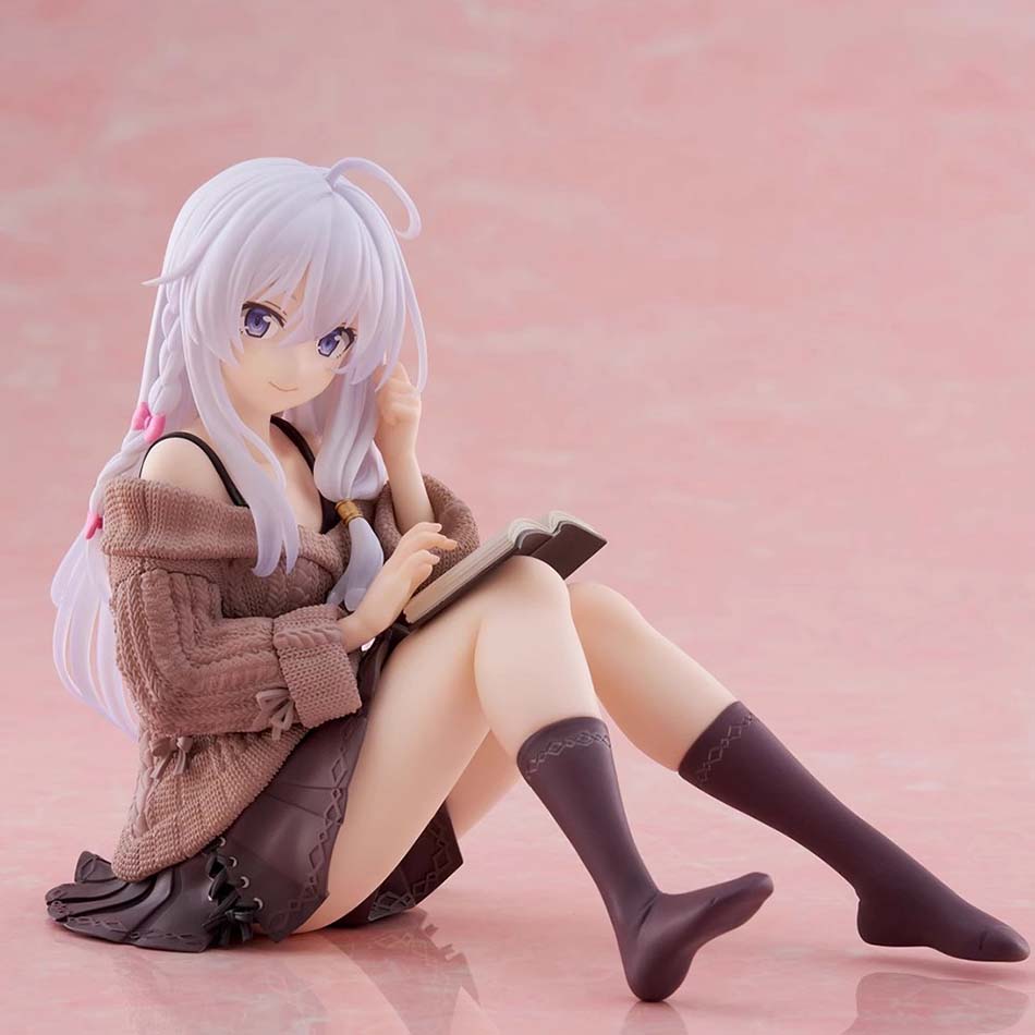 THE JOURNRY OF ELAINA Anime Figure Elaina Action Figures Desktop Cute Decorations Simple Style Kawaii Girl japanese Dolls 10cm