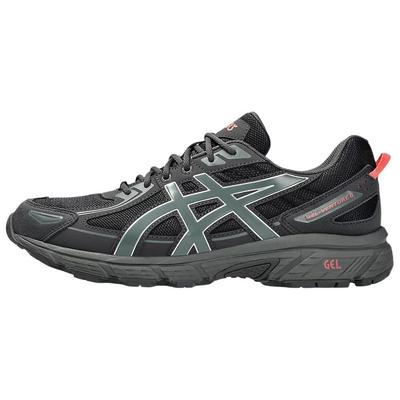 Gel Venture 6 Dämpfung Niedrig geschnitten GEL Dämpfung Gel Trailrunning Freizeit Laufschuhe Unisex Schwarz Grün Sneaker 1203A438-002