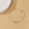 925 Silver Kiss Fish Anklet for Women Fashion Simple Personality Unique Design Birthday Gift Jewelry