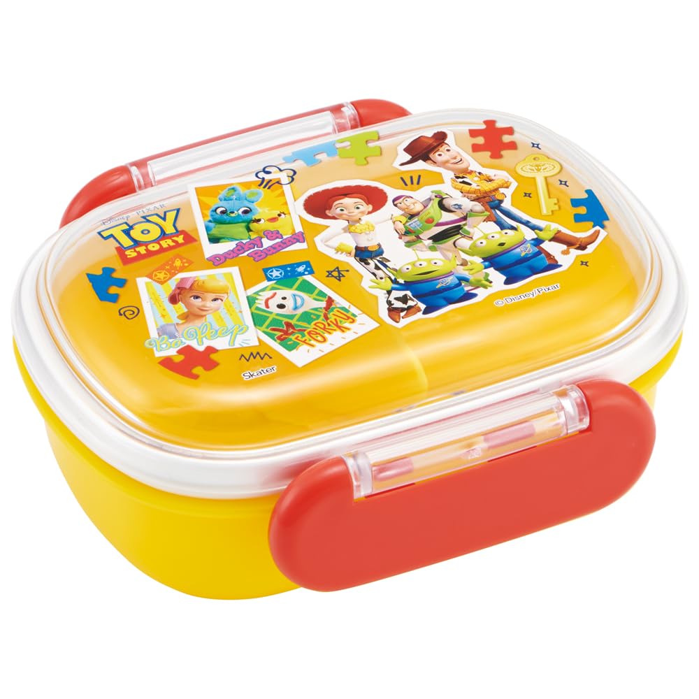 Skater Lunch Small Single Dome Soft and Made in Toy Story QAF1AG Kids' Box, Size, Tier, 270ml, Shape, Fluffy, Antibacterial, Japan, Design, Boys,