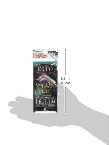 Hayabusa Small Horse Mackerel Keimura White Shrimp 6-1 HS202