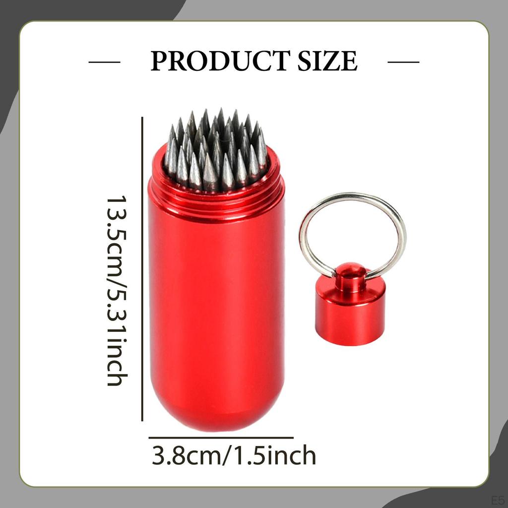 Pool Cue Tip Repair Tool Billiards Accessories Aluminum Maintenance with Key Chain Professional