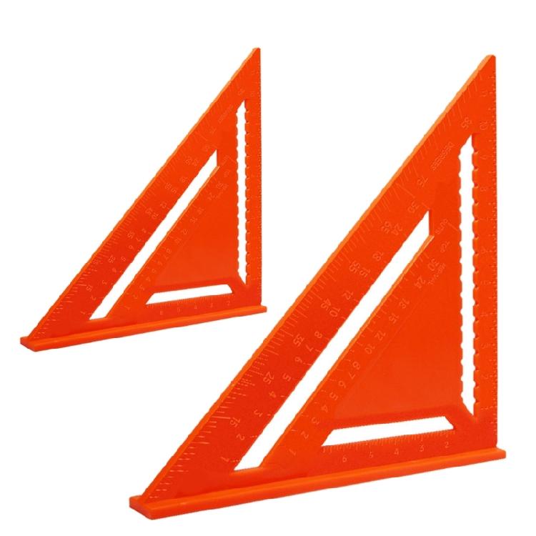 High Accuracy Angle Drawing Measuring Triangle Ruler Rafter Square Layout Tool for Woodworkers and Handicraft Craftsmen