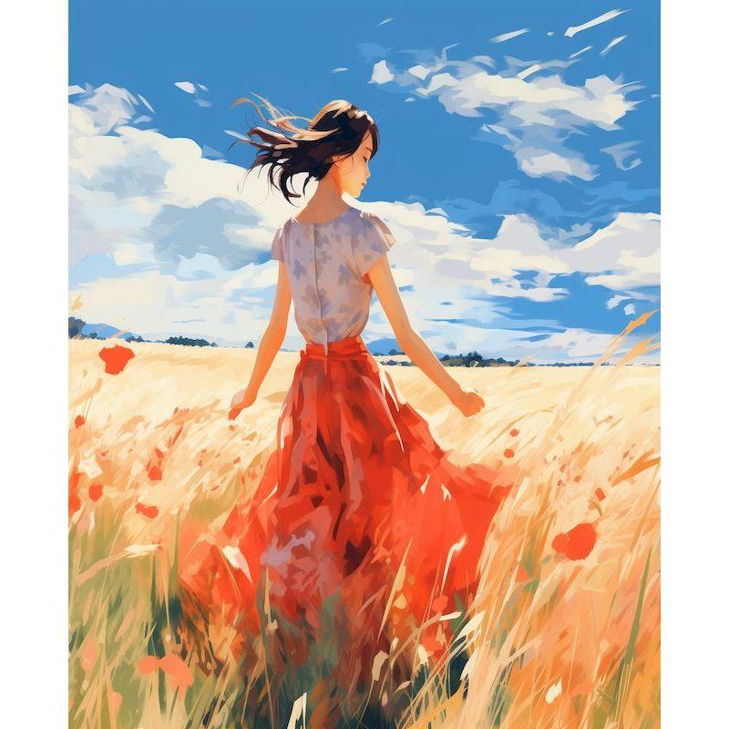 GATYZTORY Picture By Number Girl Kits Home Decor Painting By Numbers Figure Drawing On Canvas HandPainted Art DIY Gift