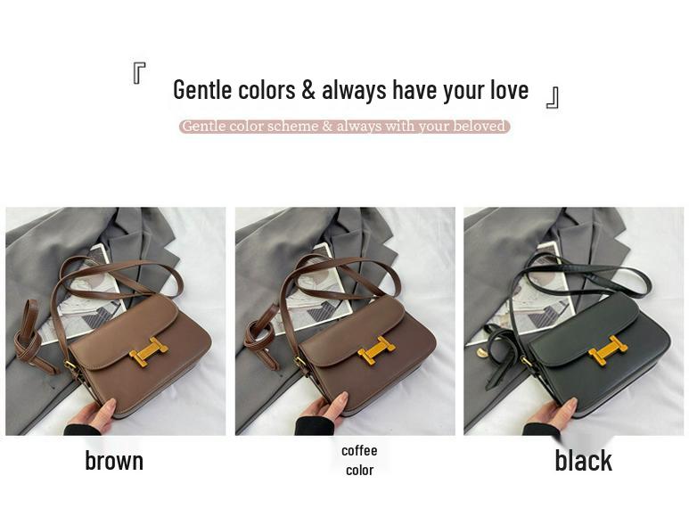Dámska retro štvorcová crossbody taška - Všestranná jarná taška cez rameno