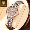 New TOP Brand Luxury Women's Watch With Box Fashion Watch Wristwatch Bracelet Simple Waterproof Luminous Rose Gold Women's Quartz Watches