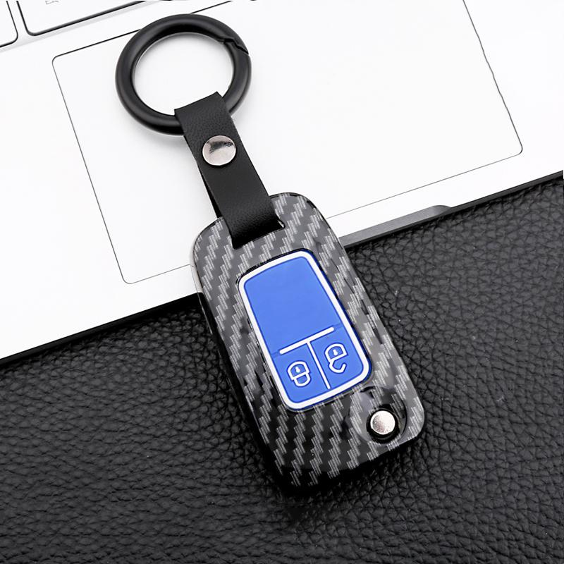 Carbon Fiber Remote Car Key Cover Case For Opel Vauxhall Mokka Astra J Corsa E Insignia Zafira C For Chevrolet Cruze 2009-2014