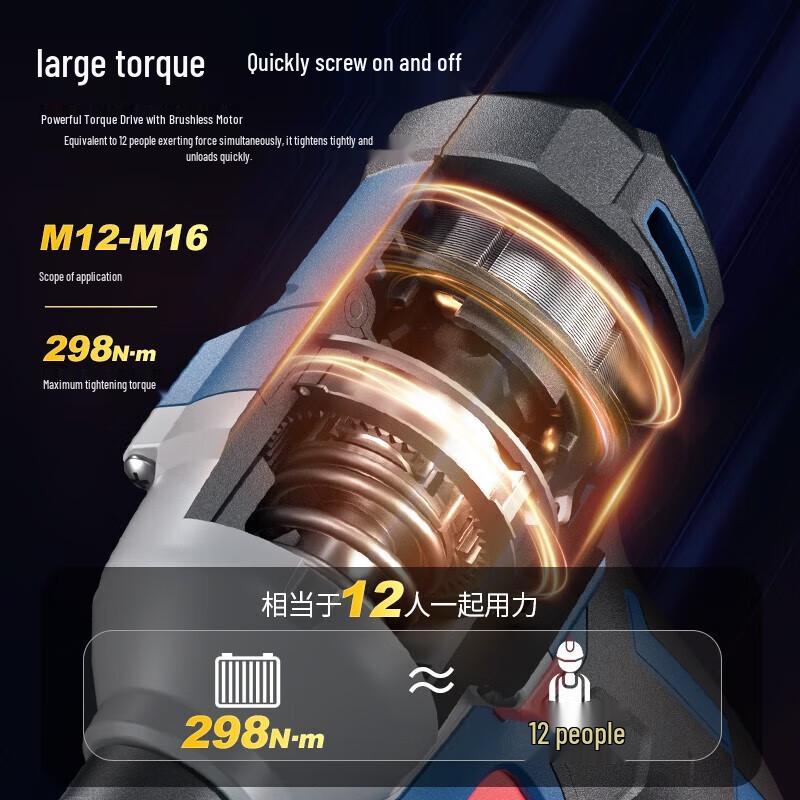 Dongcheng 20V Brushless Cordless Impact Wrench