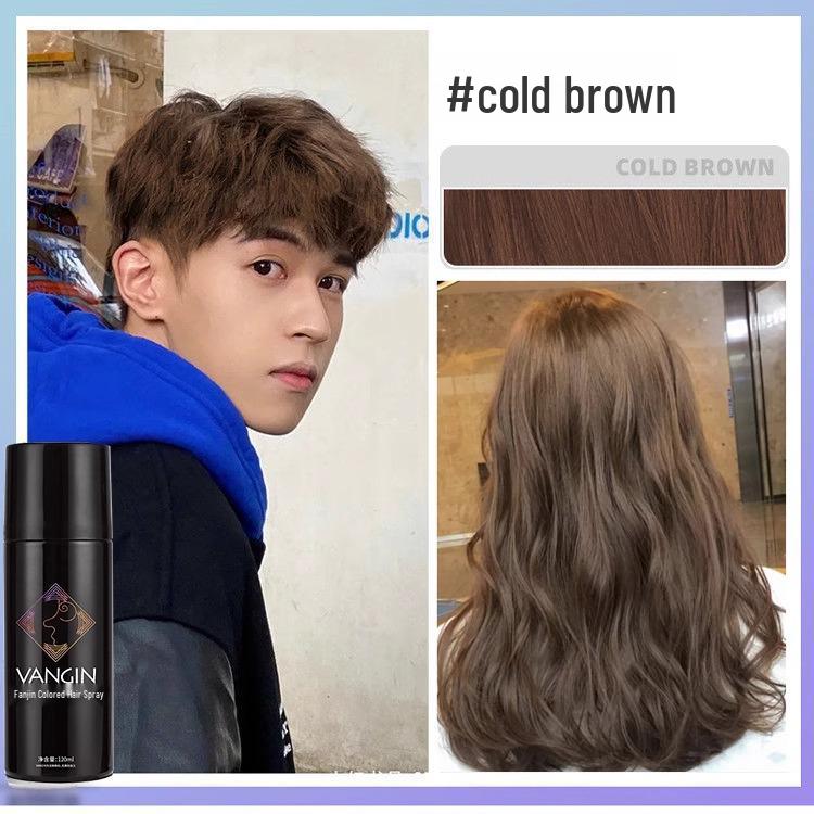 Temporary Washable Hair Dye Spray - One Spray for Black Color