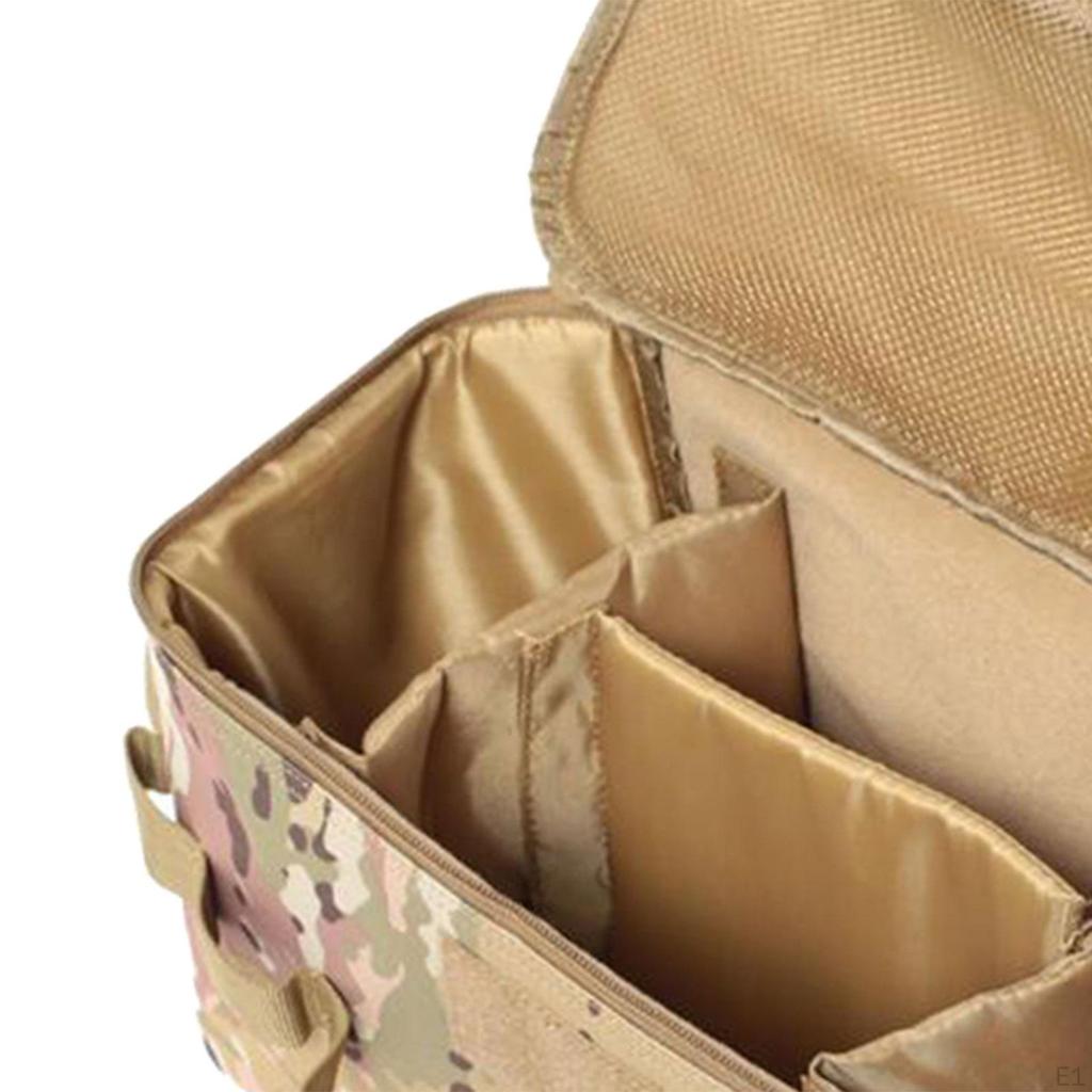Camping Storage Bag Box 13.4x6.7x7.5inch Pot Pan Cookware Organizer Car Trunk Convenient