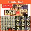 Large Led Light Emitting Alphanumeric Love Standing Sign Decoration For Party Themes And Indoor Decor