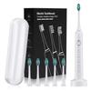 Electric Toothbrush USB Rechargeable Dental Electric Brush Automatic Ultrasonic IPX7 Waterpoof Toothbrush with 6 Brush Heads