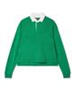 POLO RALPH LAUREN W Crop Terry Rugby Shirt - Green