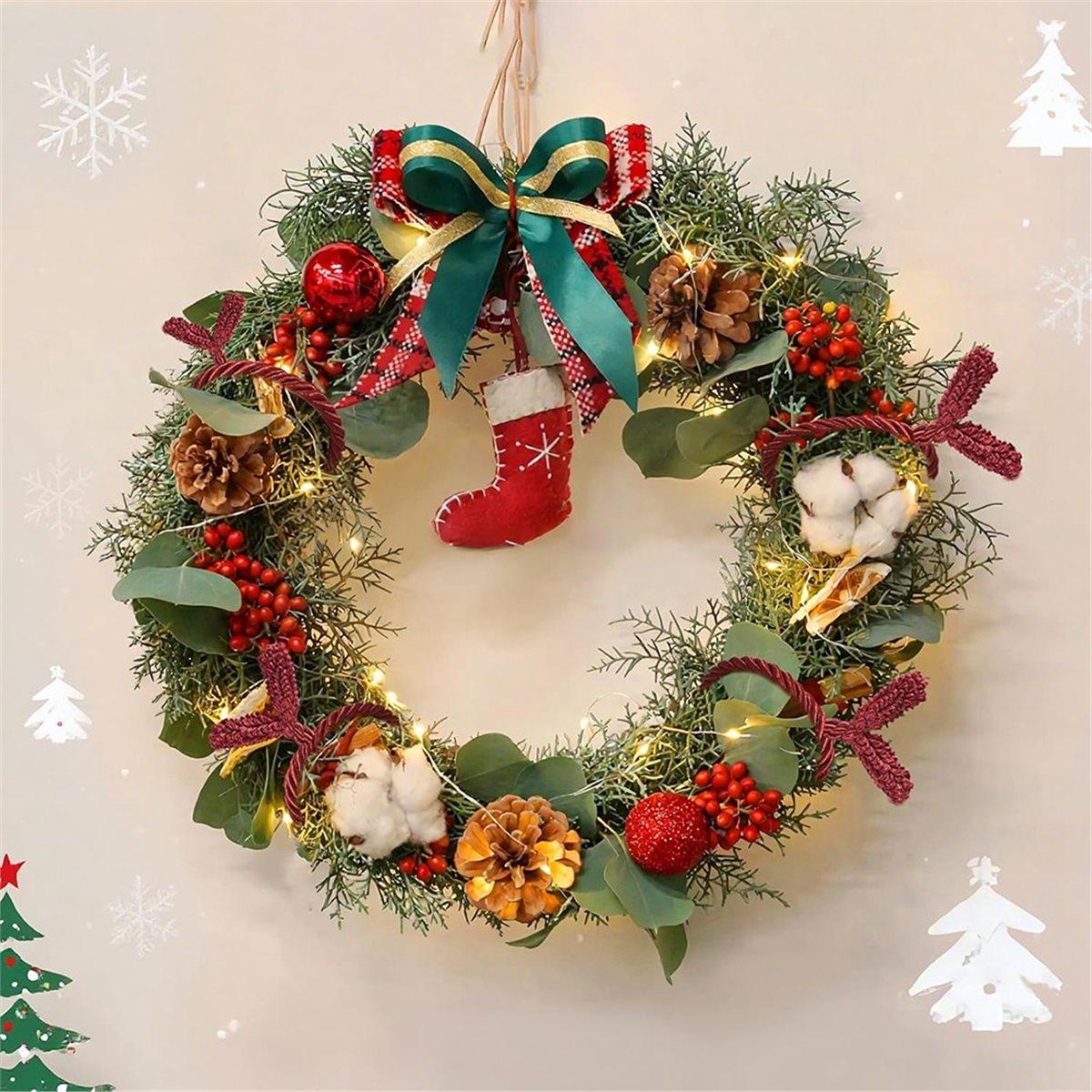 

Christmas Garland Ties, 16Pcs 20in Flexible and Reusable Twist Ties for Banisters, Home Decor and Holiday Crafts, Red China Mainland