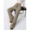Women's Clothing, New Styles, Casual Pants, Striped, Solid Color, Elastic, Drawstring, Cotton, Straight Leg Pants