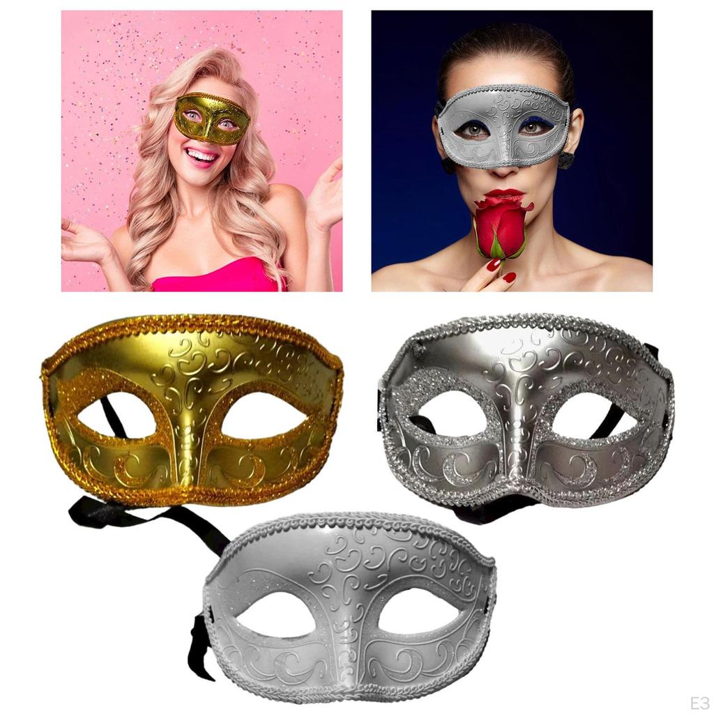 Mask Props Masks Mardi Gras Half Face Costume for Club Carnival Evening Festival