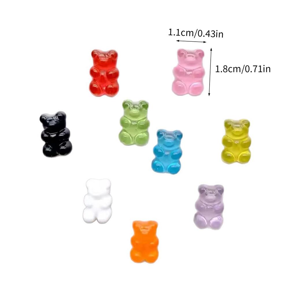 10Pcs Bear Fridge Magnets Bear Fridge Magnets Creative Refrigerator Magnets Garage Door Magnets Stickers for Whiteboard