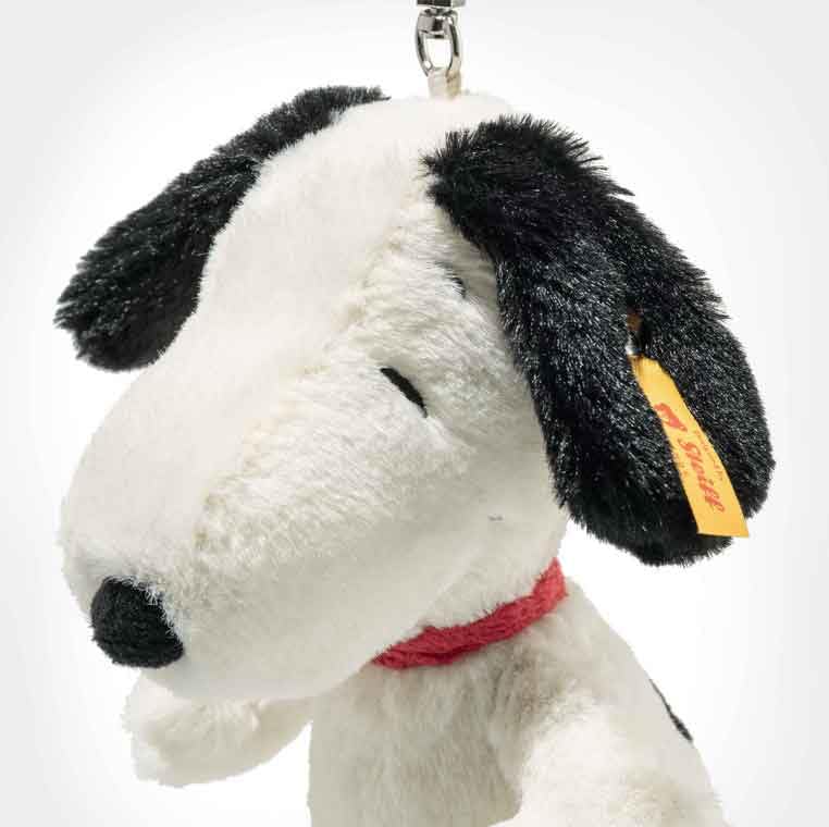 Steiff Snoopy Teddy Bear Pendant Plush Snoopy Plush Toy Keychain, 15cm, [Used]