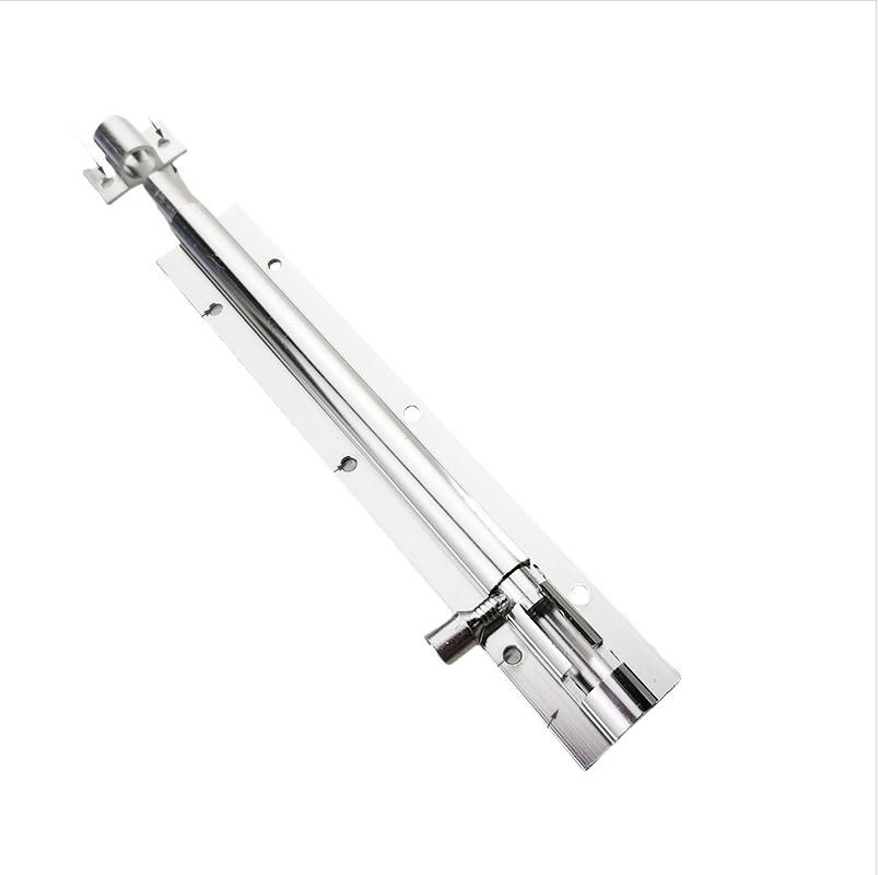 

Black locking door wooden door locking bolt anti-theft door latch, thickened door latch Hardware 2/3/4/5/6/8inch 8inch серебряный