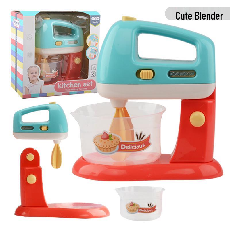 Set de Joc cu Aparate Educative pentru Copii: Storcător, Blender, Mașină de Pâine cu Sunet și Lumină