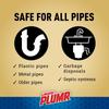 Pro Strength Drain Clog Remover Gel PipeGuard 3 In 1 Clog Eliminator Septic Safe Hair Grease Soap Scum Cleaner Kitchen Sink