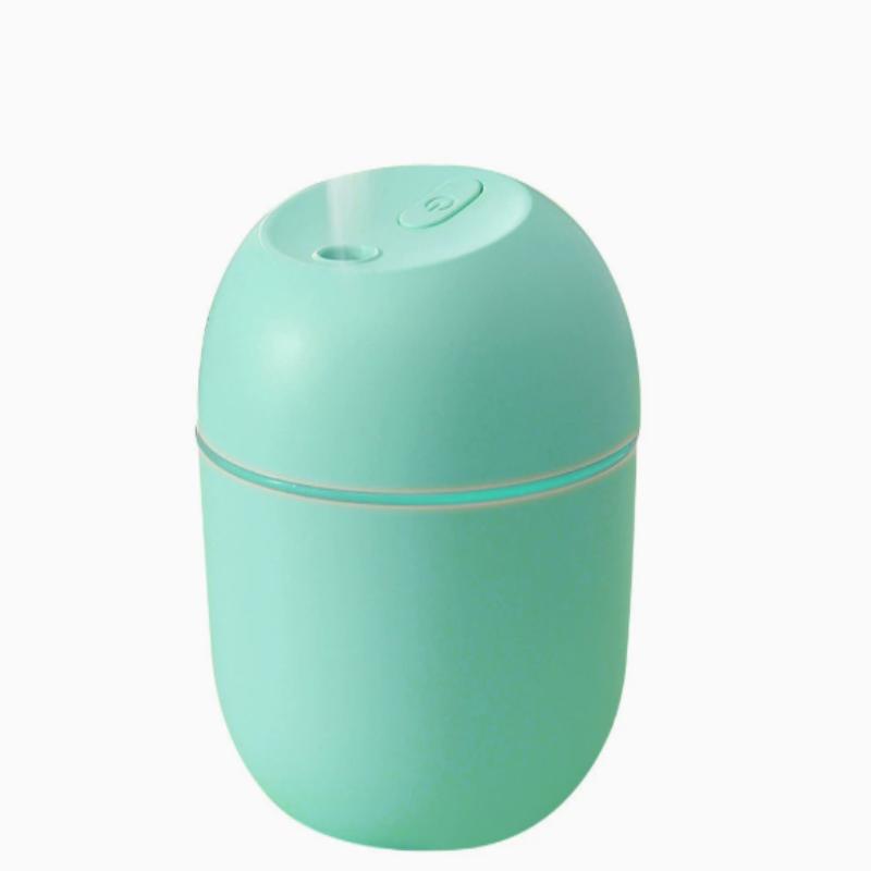 Portable Mini Air Humidifier 250ML USB Essential Oil Diffuser Quiet Mist Sprayer for Home Car Travel Use