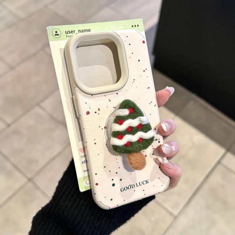 Ins Wave Point Christmas Tree for Apple 17 Skin/15plus Phone Case for IPhone 13 Ladder 12pro