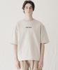 FFEFF STUDIO Lettering Embroidered Short Sleeve T-Shirt (Natural)