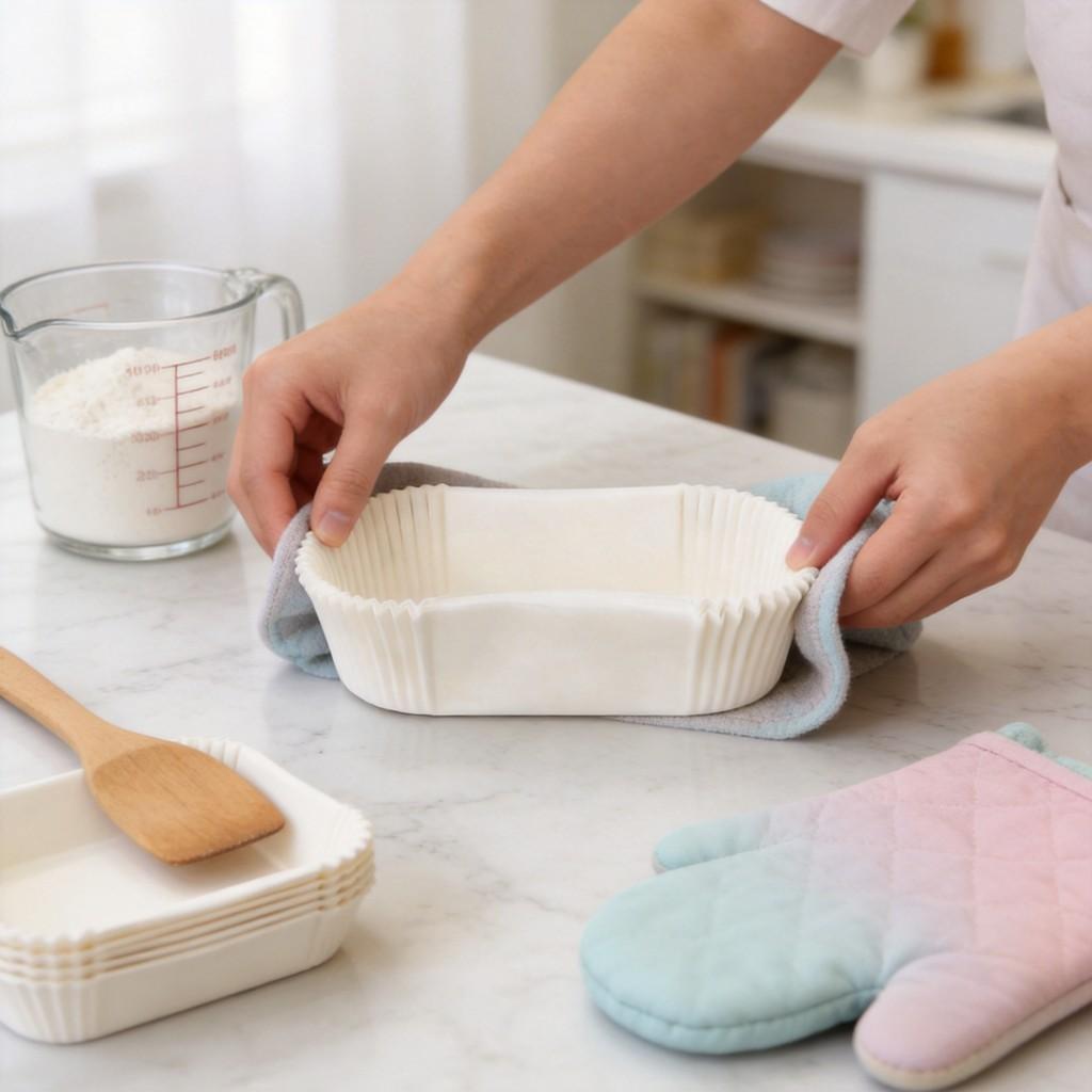 High Temperature Resistant Bakery Paper Trays For Cakes And Pastries